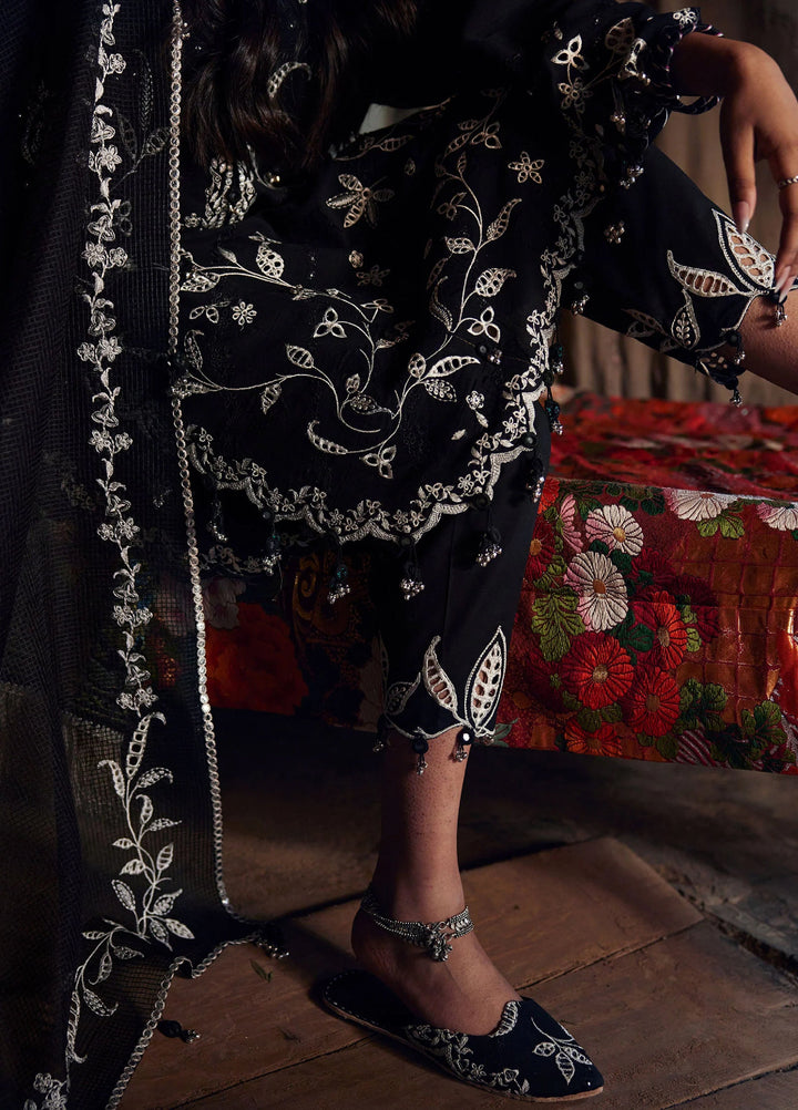 Meili by Zaha Unstitched Embroidered Lawn 3 Piece Suit ZK26UML ZL26-05B - Festive Collection