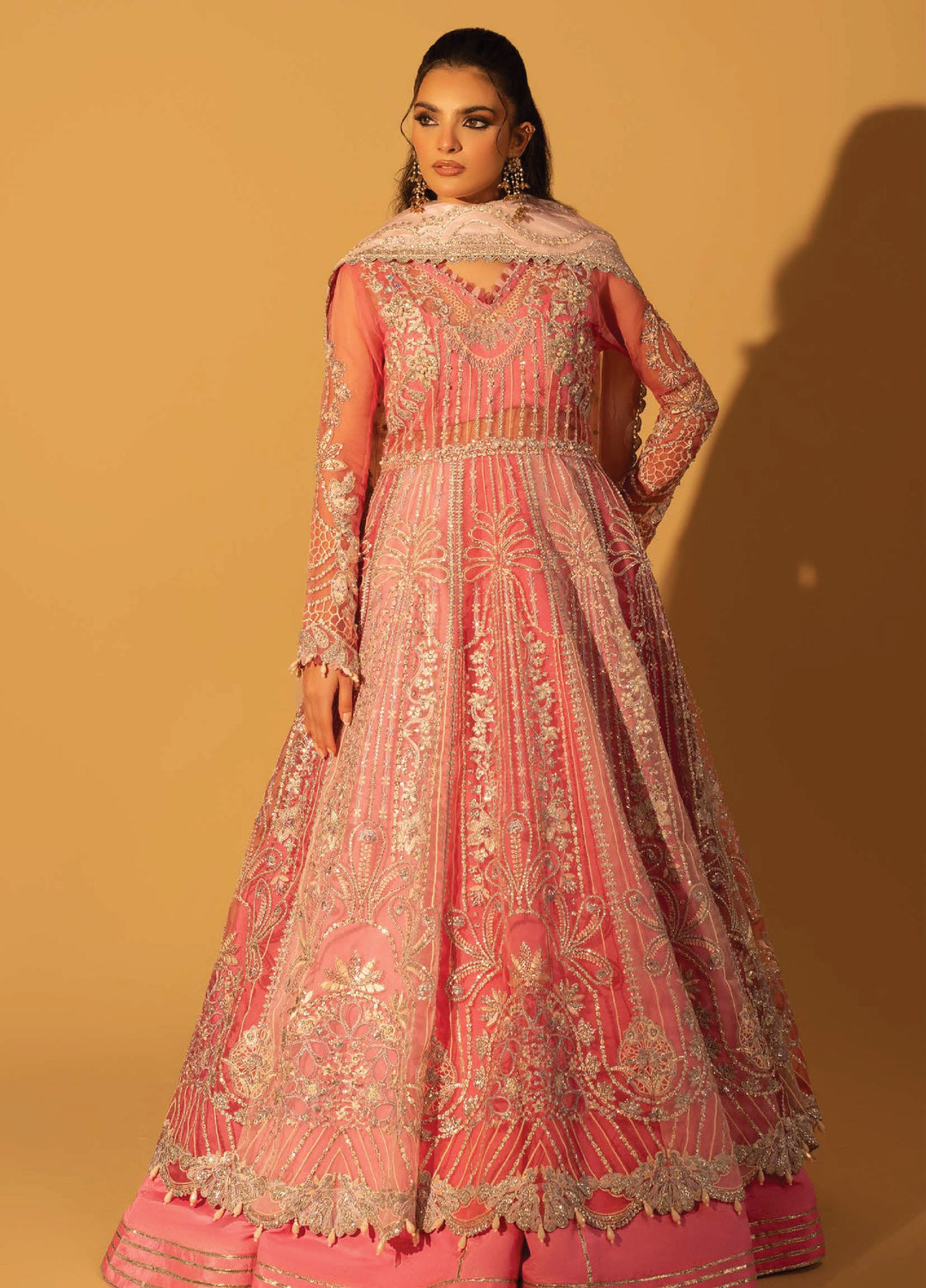 Aylin Unstitched Raw Silk Embroidered Suits 3 Piece AYL25US PETAL BLOOM - Festive Collection