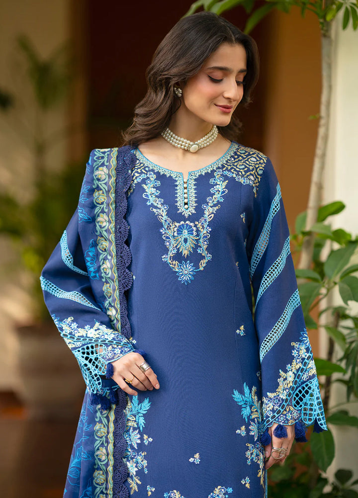Angan by Mahnur Unstitched Embroidered Lawn 3 Piece Suit MN26UAL AAN-002 - Summer Collection