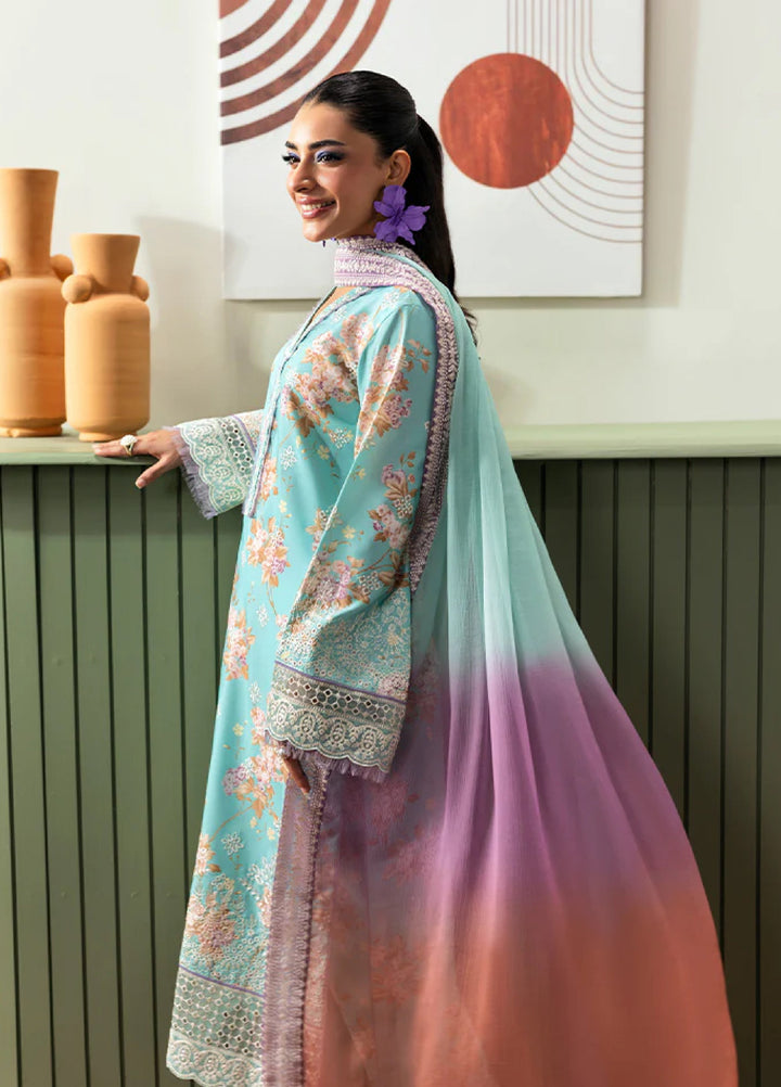 Basics by Gulaal Pret Embroidered Poly Lawn 3 Piece PL-01 Celia - Summer Collection