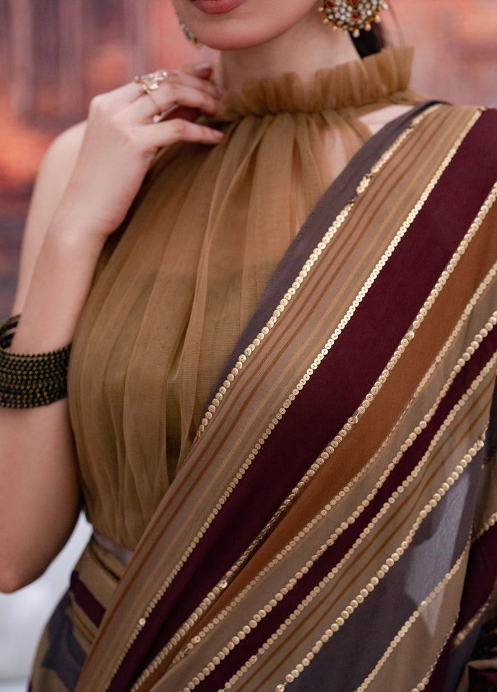 Lia by Miras Women Pret 3 Piece Embroidered Georgette Chiffon DALIA - Festive Collection