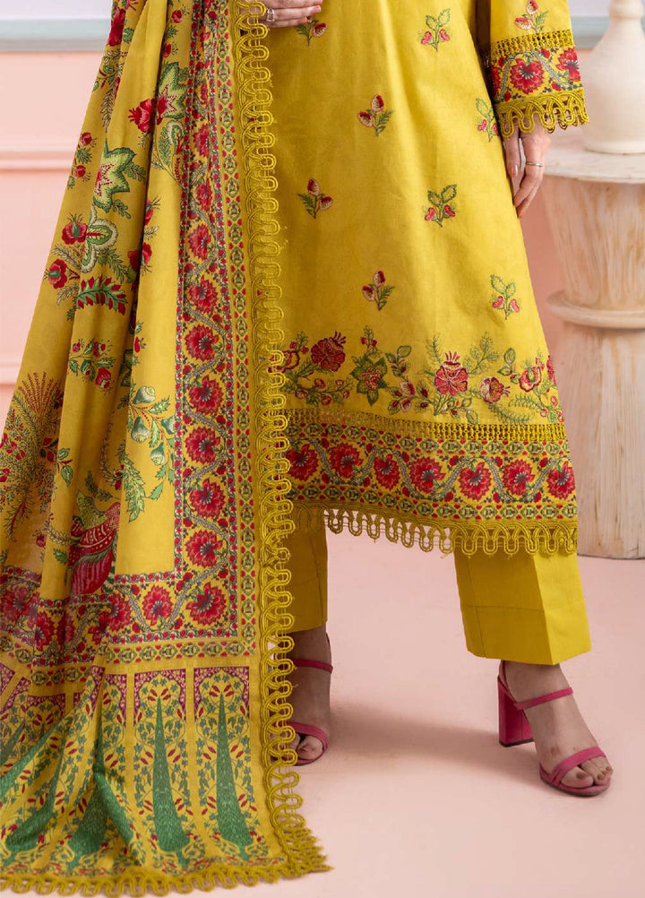 Zellbury Unstitched Printed Lawn 3 Piece Suit ZB26UC WUS26E30441 - Casual Collection