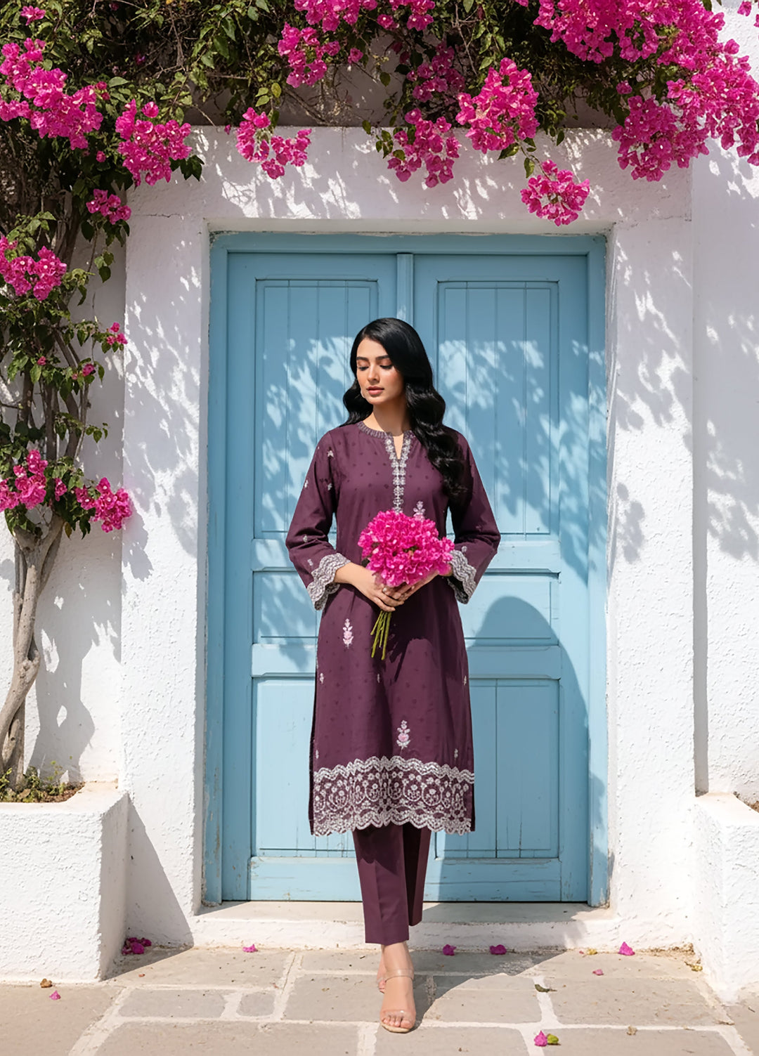 Lakhany Ready To Wear Embroidered Jacquard 1 Piece LG-IZ-0509-W-EMB-1P - Winter Collection