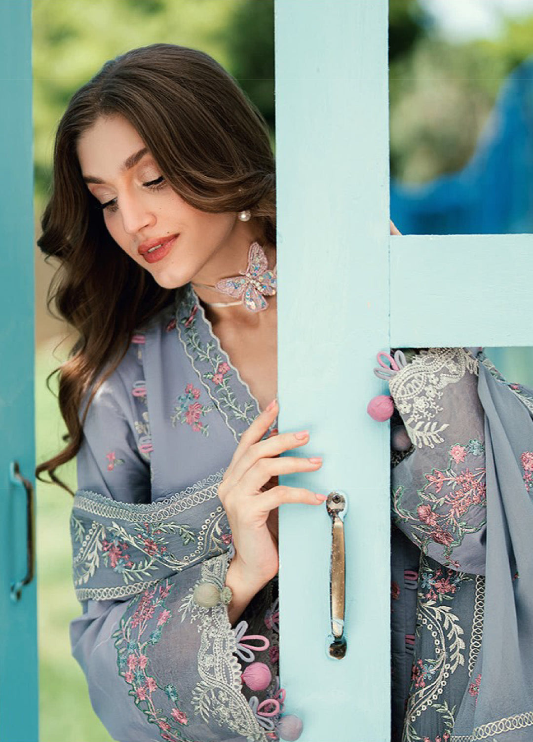Florent Unstitched Embroidered Lawn 3 Piece Suit FL26ULE FEF-4B - Eid Collection