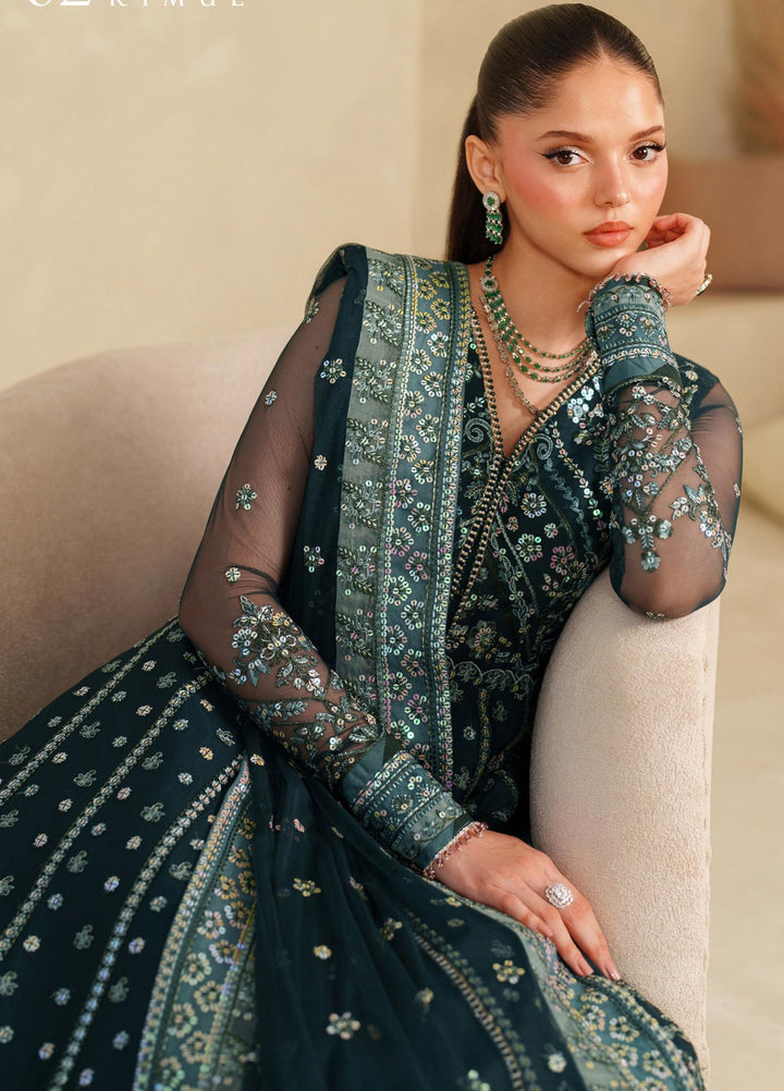 Meesa by Zarif Unstitched Net Embroidered Suits 3 Piece ZAF25MF ZRF-ML-02 RIMUL - Winter Collection