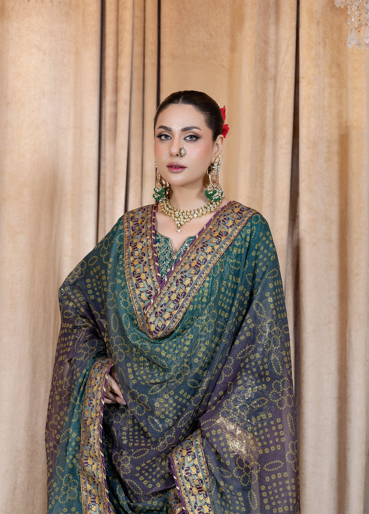 Daastan Raum by Sarb Unstitched Embroidered Chiffon 3 Piece Suit RS26UCD DCL-04 - Festive Collection