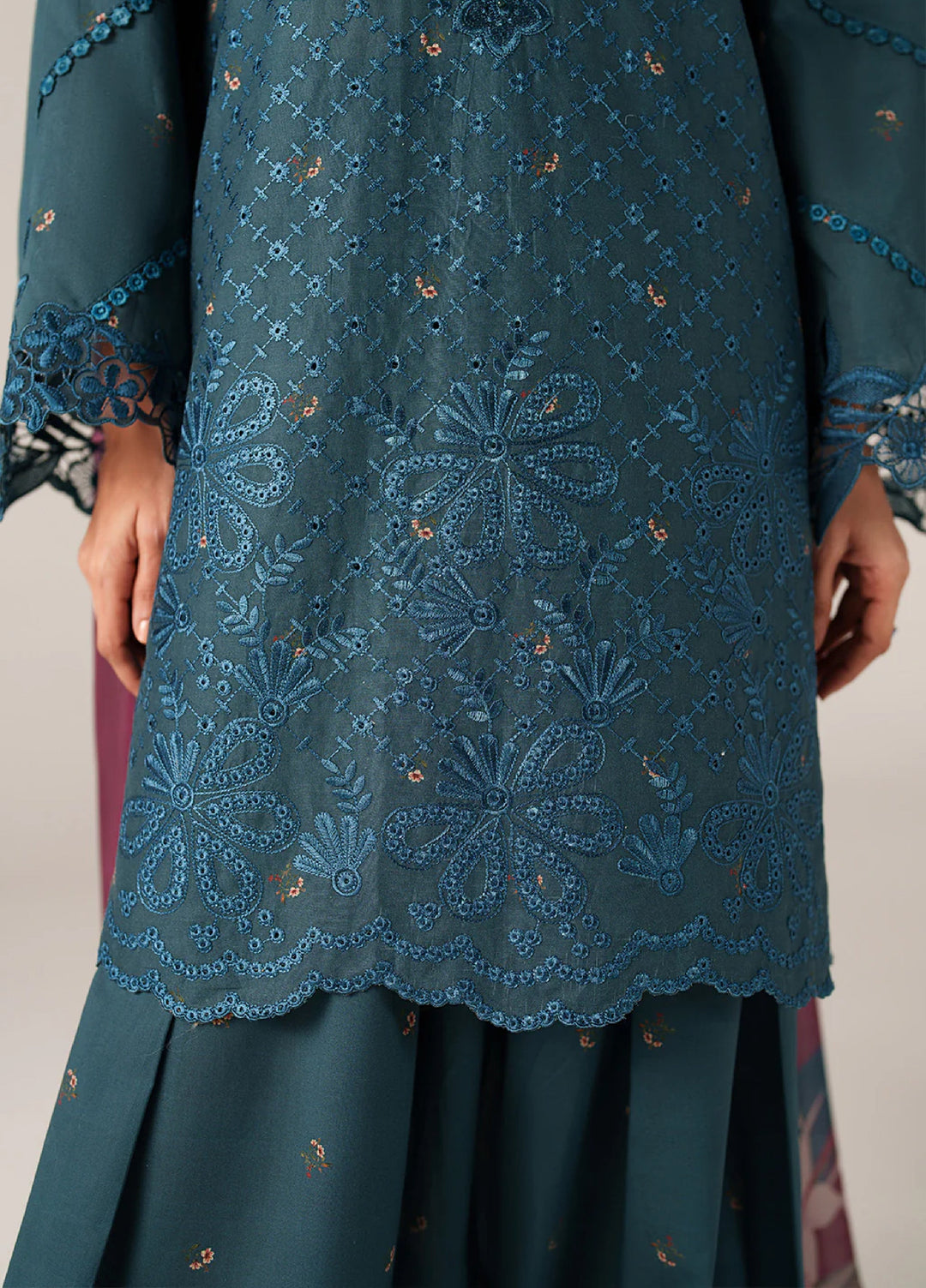 Iznik Unstitched Embroidered Lawn 3 Piece Suit IZ26US SS-10 - Summer Collection