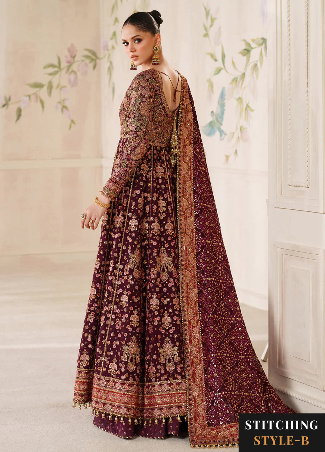 Chantelle by Baroque Unstitched Embroidered Chiffon 3 piece BQ25CF V14- D 05 - Formals Collection