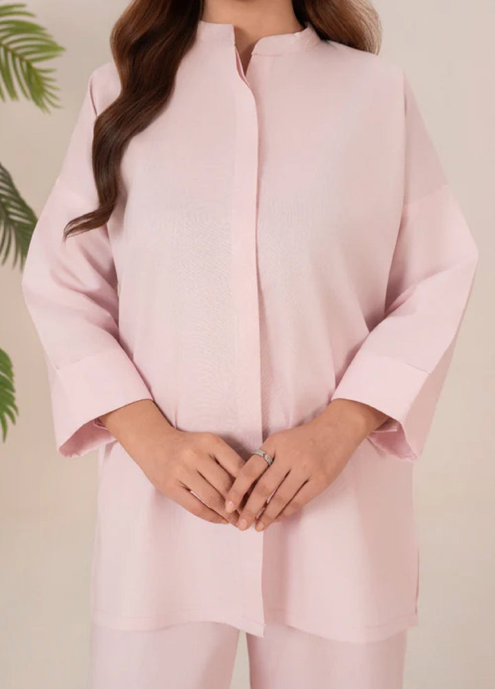 The Basic by Chandan Nagri Women Pret Co Ord Set Lawn Solids 2 Piece Kivo - Summer Collection