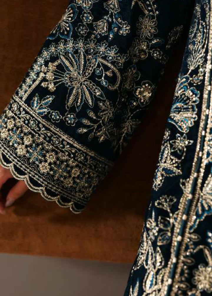 Marais by Gulaal Unstitched Velvet Embroidered 3 Piece Suits GL25VF GL-25-V11 Morena - Festive Collection