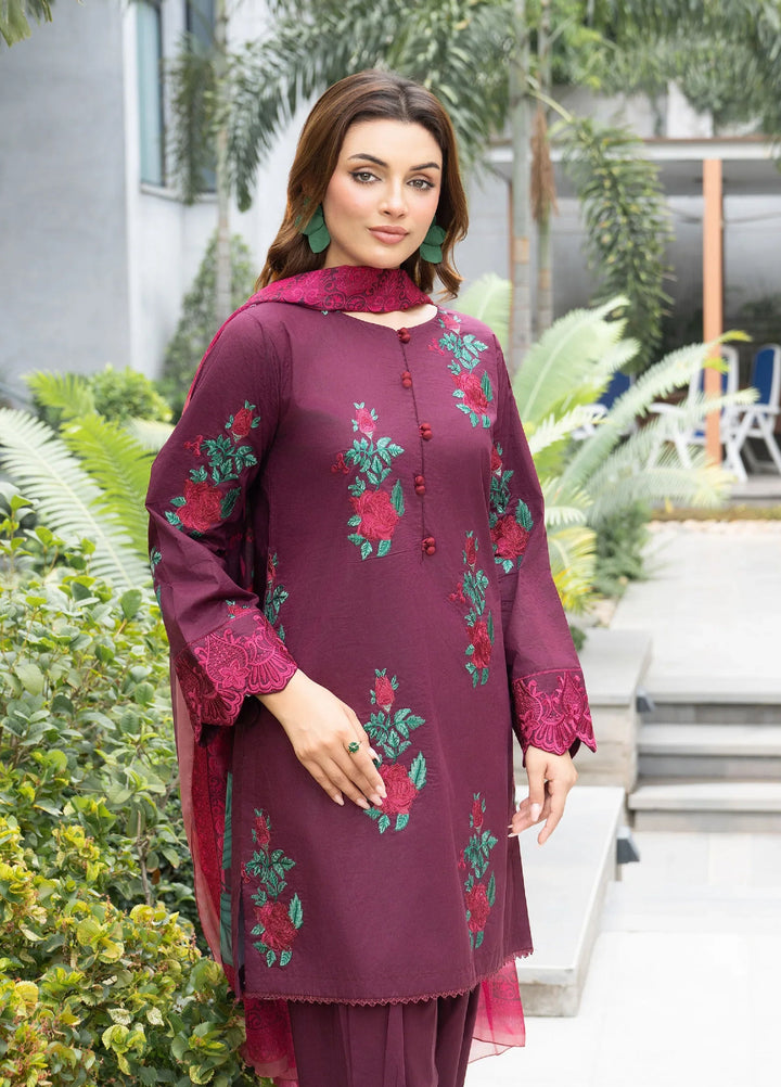 Solid Story by Panache Pret Solids Lawn 3 Piece Iznik