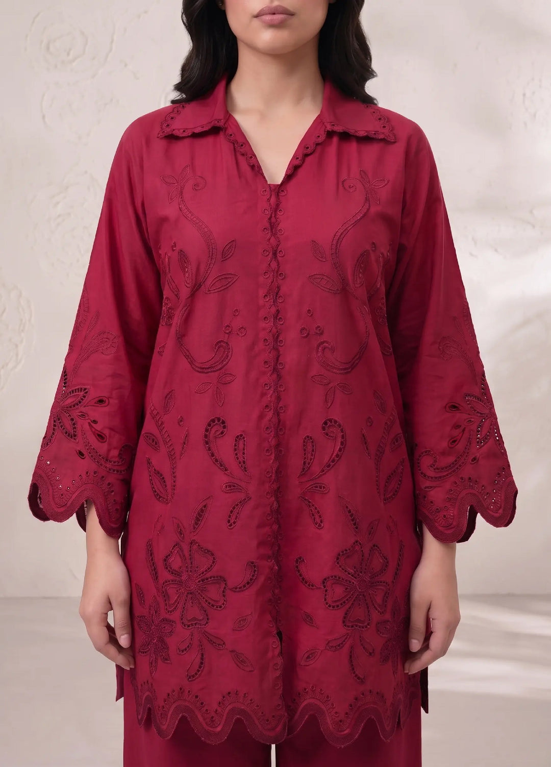 Scherezade Women RTW Embroidered Cotton Lawn 3 Piece Suit ZYRA - Casual Collection