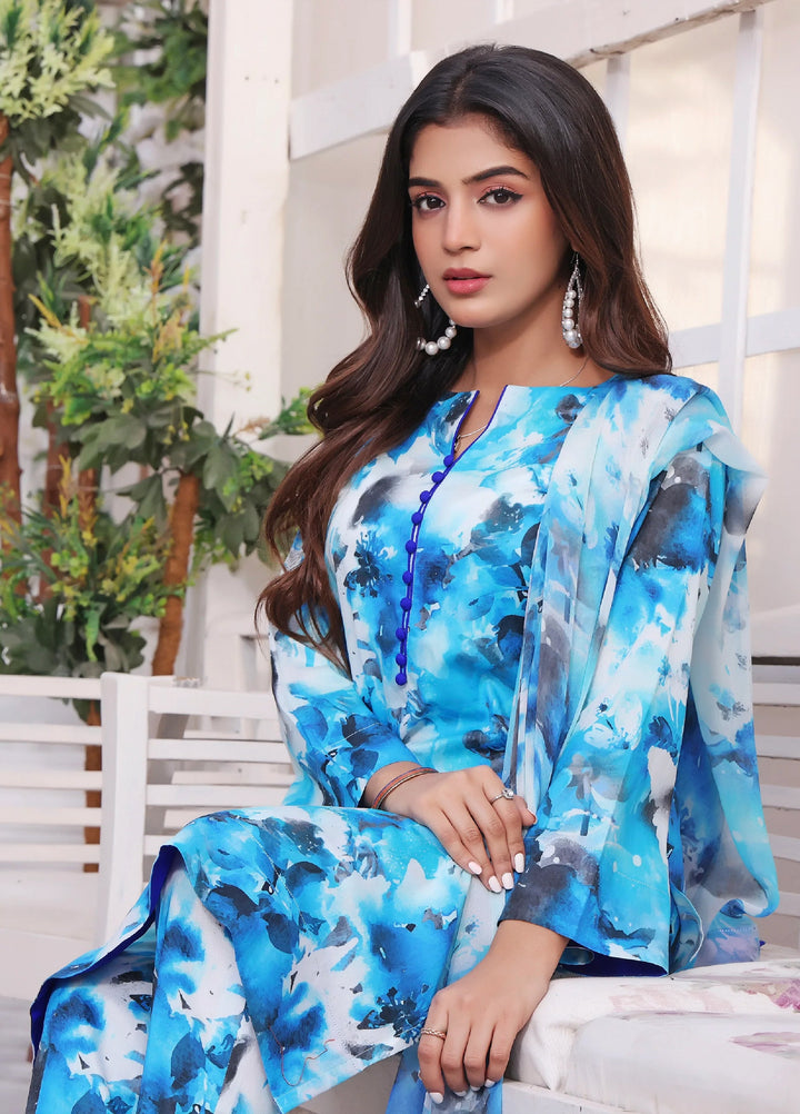 Feathers Pret Printed Lawn 3 Piece Suit Annora