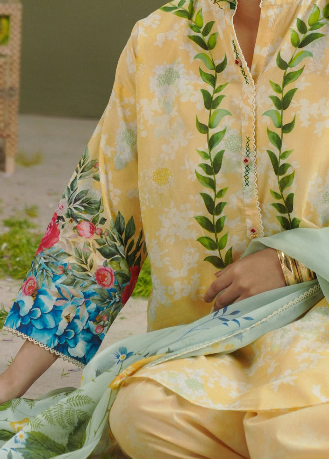 Coco by Zara Shahjahan Unstitched Printed Lawn 3 Piece Suit CZS26PS ZCP-26 08 A - Summer Collection