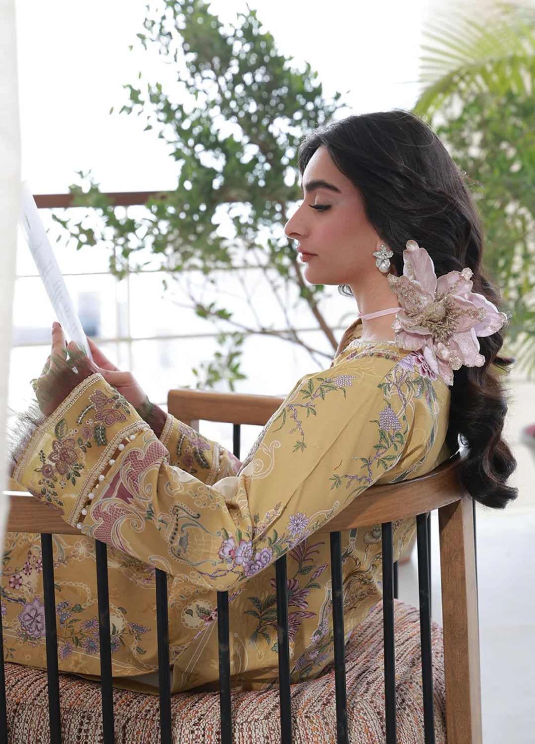 Delia by Gulaal Unstitched Embroidered Lawn 3 Piece Suit GL26UD D-7 Esme - Summer Collection