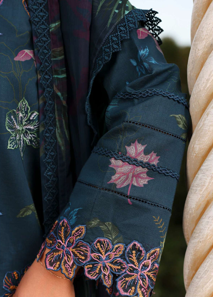 Florence by Rang Rasiya Unstitched Embroidered Lawn 3 Piece Suit RR26UFL Eshal - Summer Collection