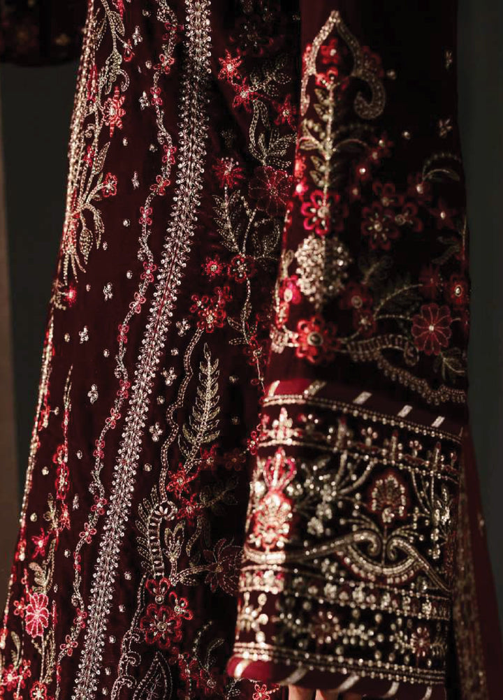 Marais by Gulaal Unstitched Velvet Embroidered 3 Piece Suits GL25VF GL-25-V14 Vela - Festive Collection