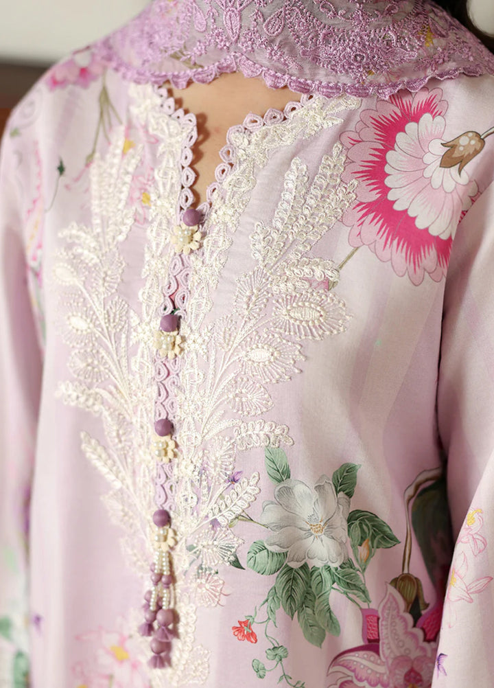 Sunlit Tales by Roheenaz Unstitched Embroidered Lawn 3 Piece Suit RN26ULS Dandelion dream RUNSS260703 - Lawn Collection