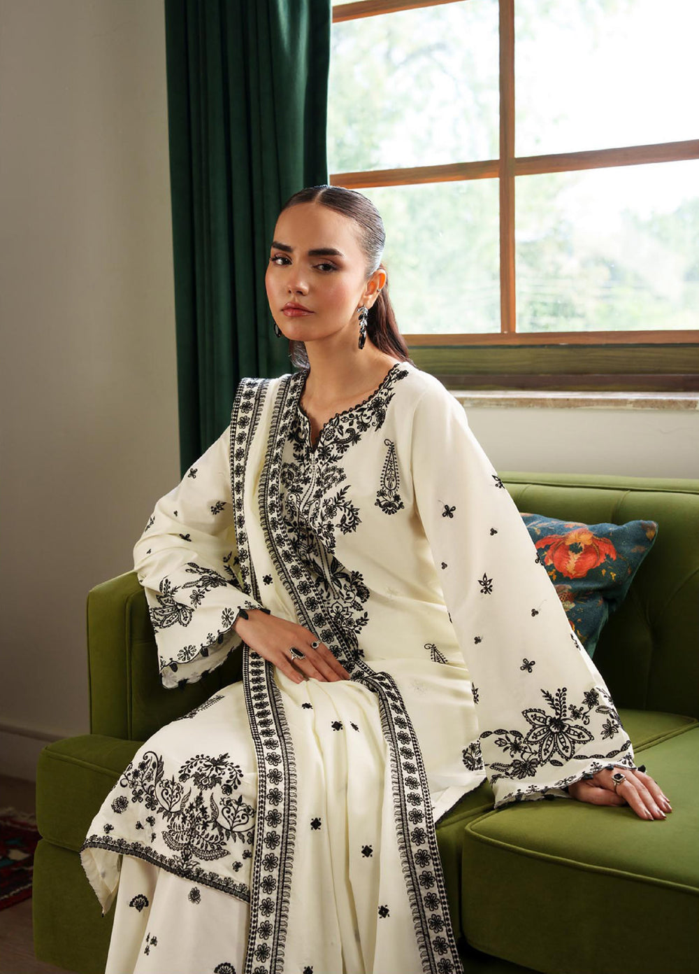 RajBari Women RTW Embroidered Lawn 3 Piece Suit RB26PLE Seren 03 - Eid Collection