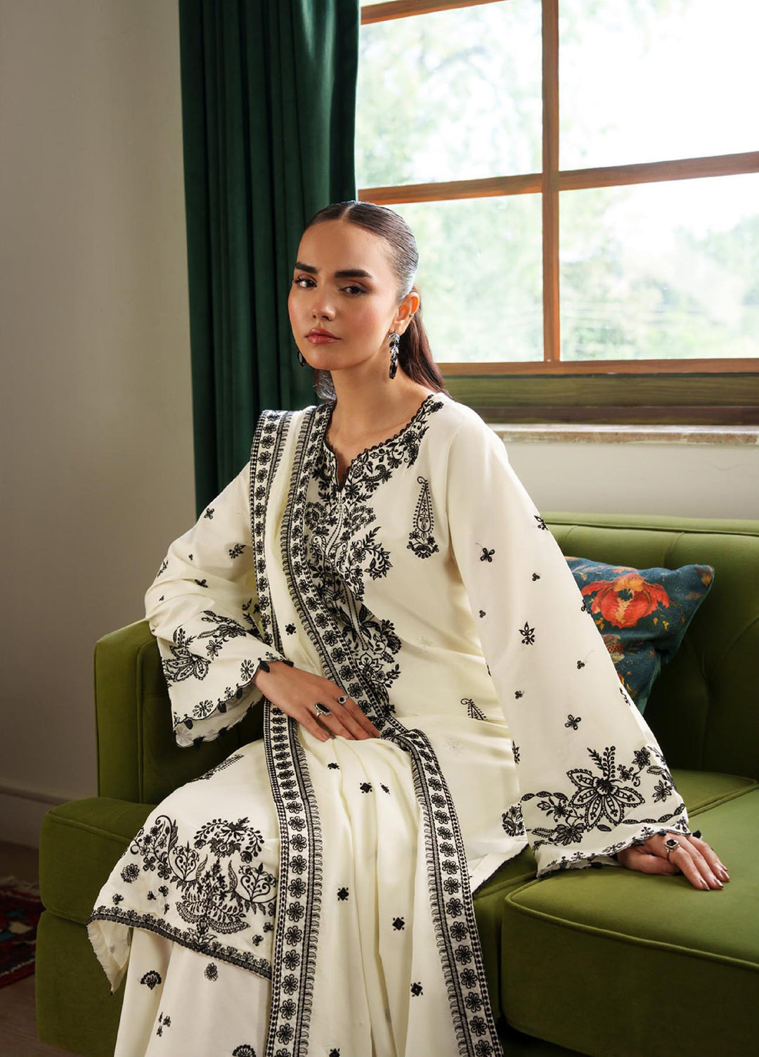 RajBari Women RTW Embroidered Lawn 3 Piece Suit RB26PLE Seren 03 - Eid Collection
