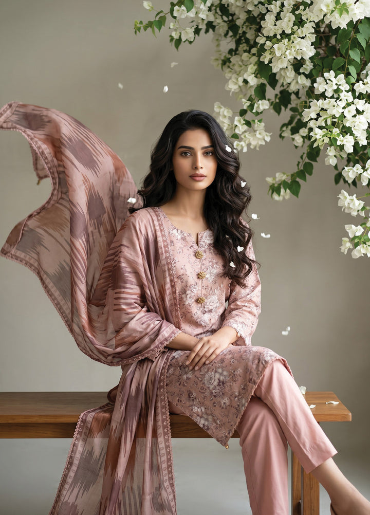 Salina by Regalia Textiles Unstitched Printed Lawn 3 Piece Suit RG26USI D-5 - Casual Collection