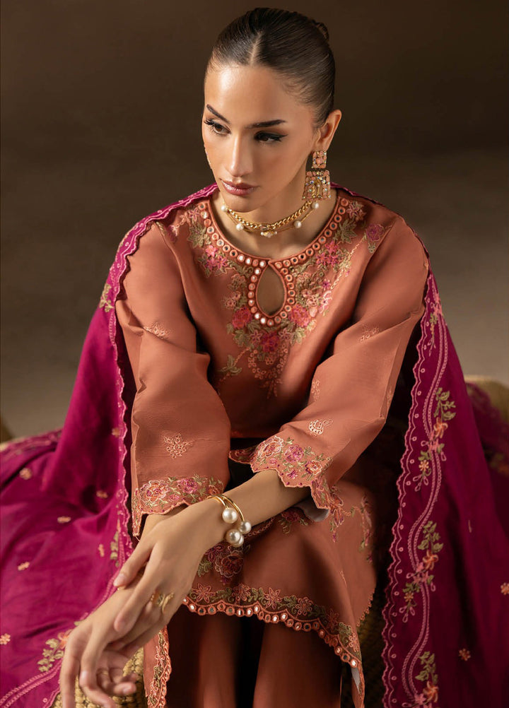 Sareen by Rajbari Unstitched Premium Viscose Chikankari 3 Piece RB25SC D-12 - Winter Collection