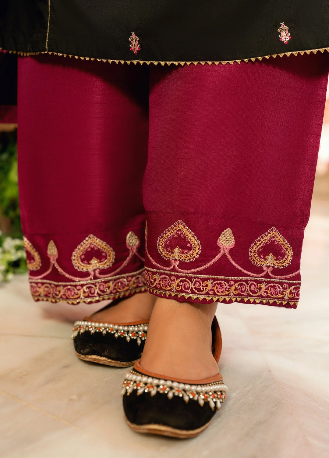 Omal by Komal Baat Paaki Women Dobby 3 Piece Pret Suit Shehrzad - Festive Collection