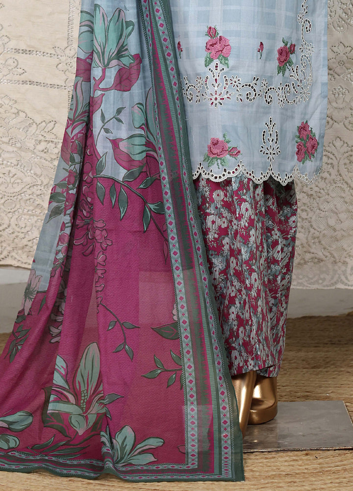 Guldozi by HZ Textiles RTW Embroidered Lawn 3 Piece Suit CPE-3P-030 - Summer Collection