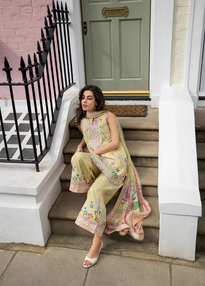 Sobia Nazir Prints Unstitched Embroidered Lawn 3 Piece Suit SN26UPL D-02B - Summer Collection