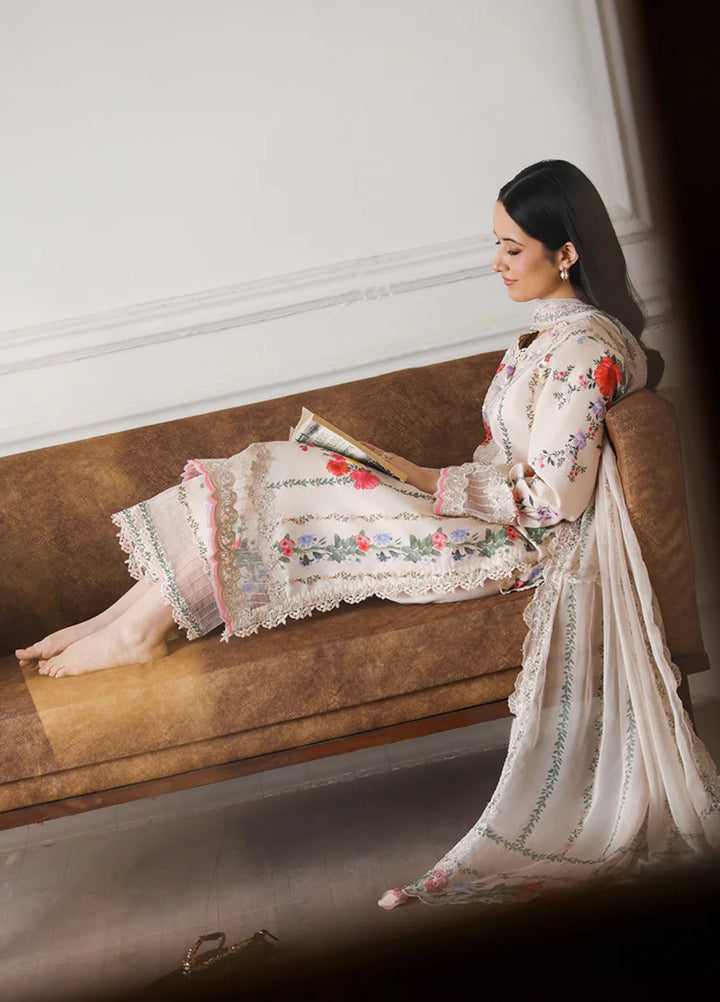 Sunlit Tales by Roheenaz Unstitched Embroidered Lawn 3 Piece Suit RN26ULS Sunflare Petal RUNSS260702 - Lawn Collection