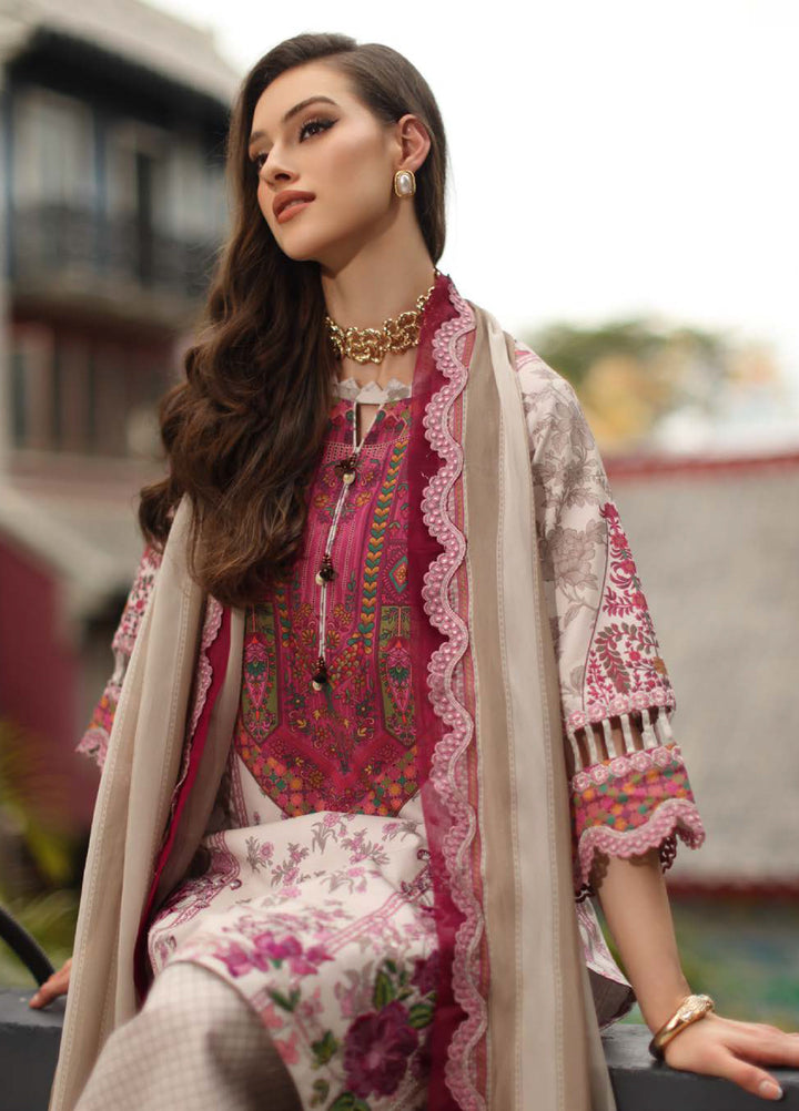 Combination by Charizma Unstitched Embroidered Lawn 3 Piece Suit CHR26UCL CC6-20 - Festive Collection