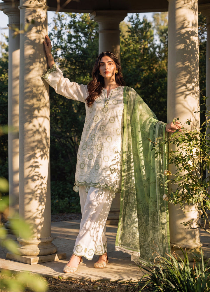 Zellbury Unstitched Embroidered Cotton 3 Piece Suit ZB26UCC WUC26E34049 - Casual Collection