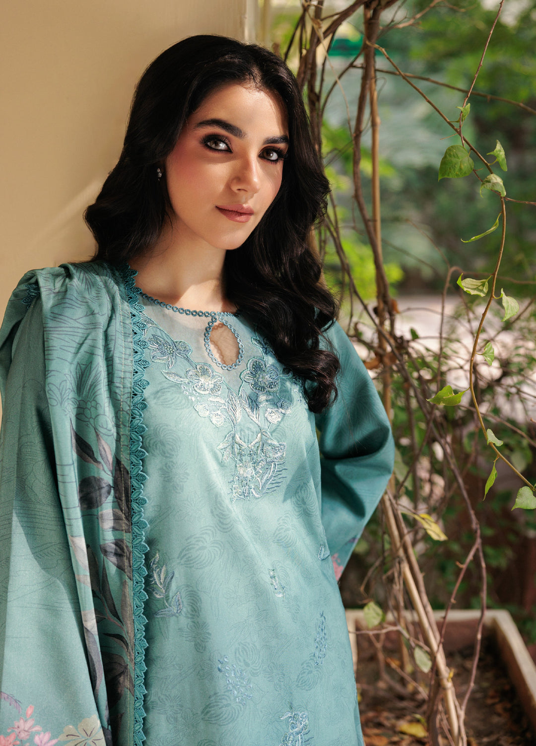 Zync by Florent Whispers Unstitched Embroidered Modal 3 Piece FL25WW FL-2B - Winter Collection