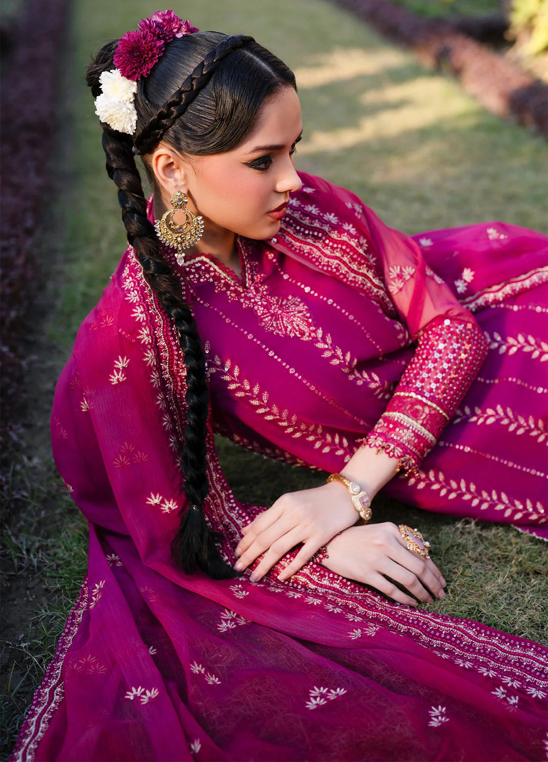 Xenia Formal Unstitched Luxury Chiffon Suits 3 Piece XE25FL Khushbu - Formals Collection