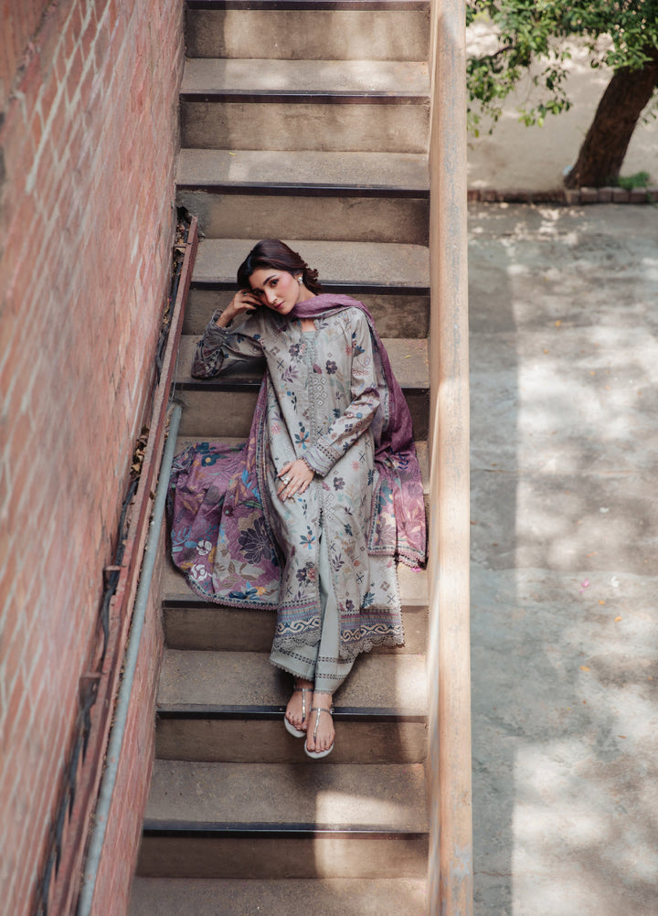 Zync by Florent Unstitched Printed Lawn 3 Piece Suit FL26ULE FZ-7 - Eid Collection