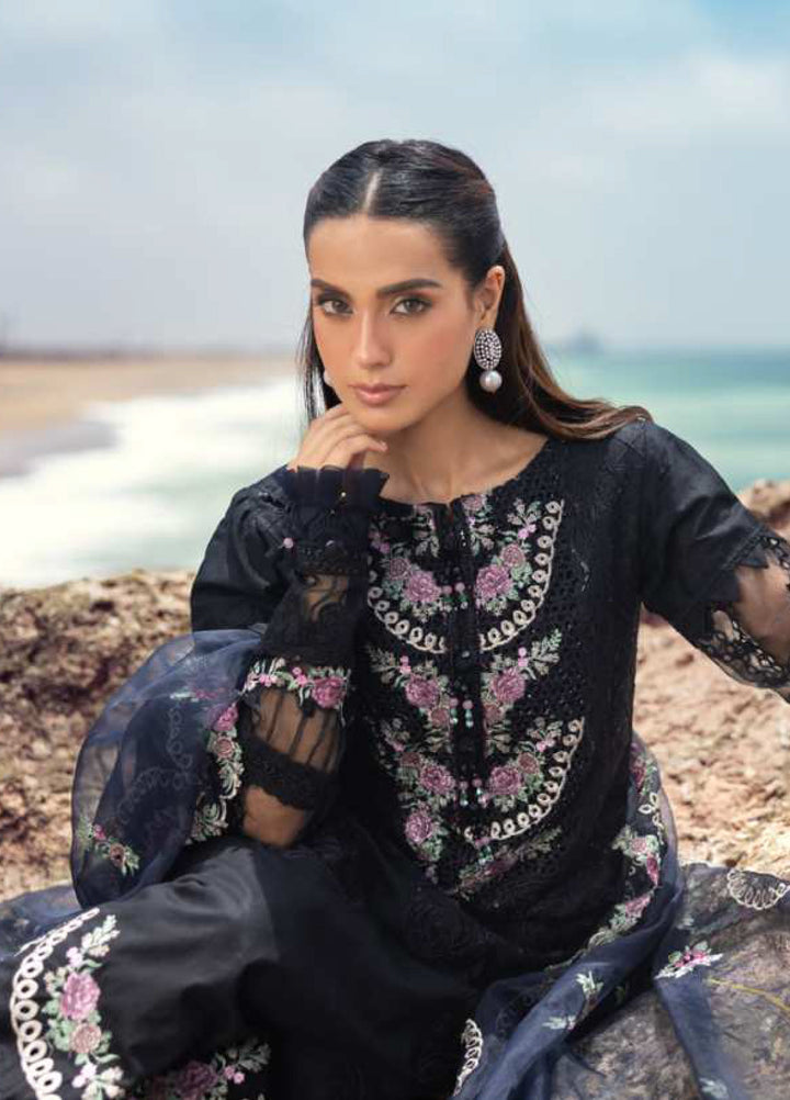 Mahiymaan by Al Zohaib Unstitched Embroidered Luxury Lawn 3 Piece Suit AZ26UM D-3 - Festive Collection