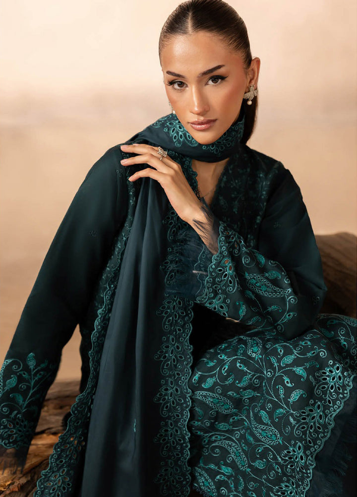 Sareen by Rajbari Unstitched Premium Viscose Chikankari 3 Piece RB25SC D-08 - Winter Collection