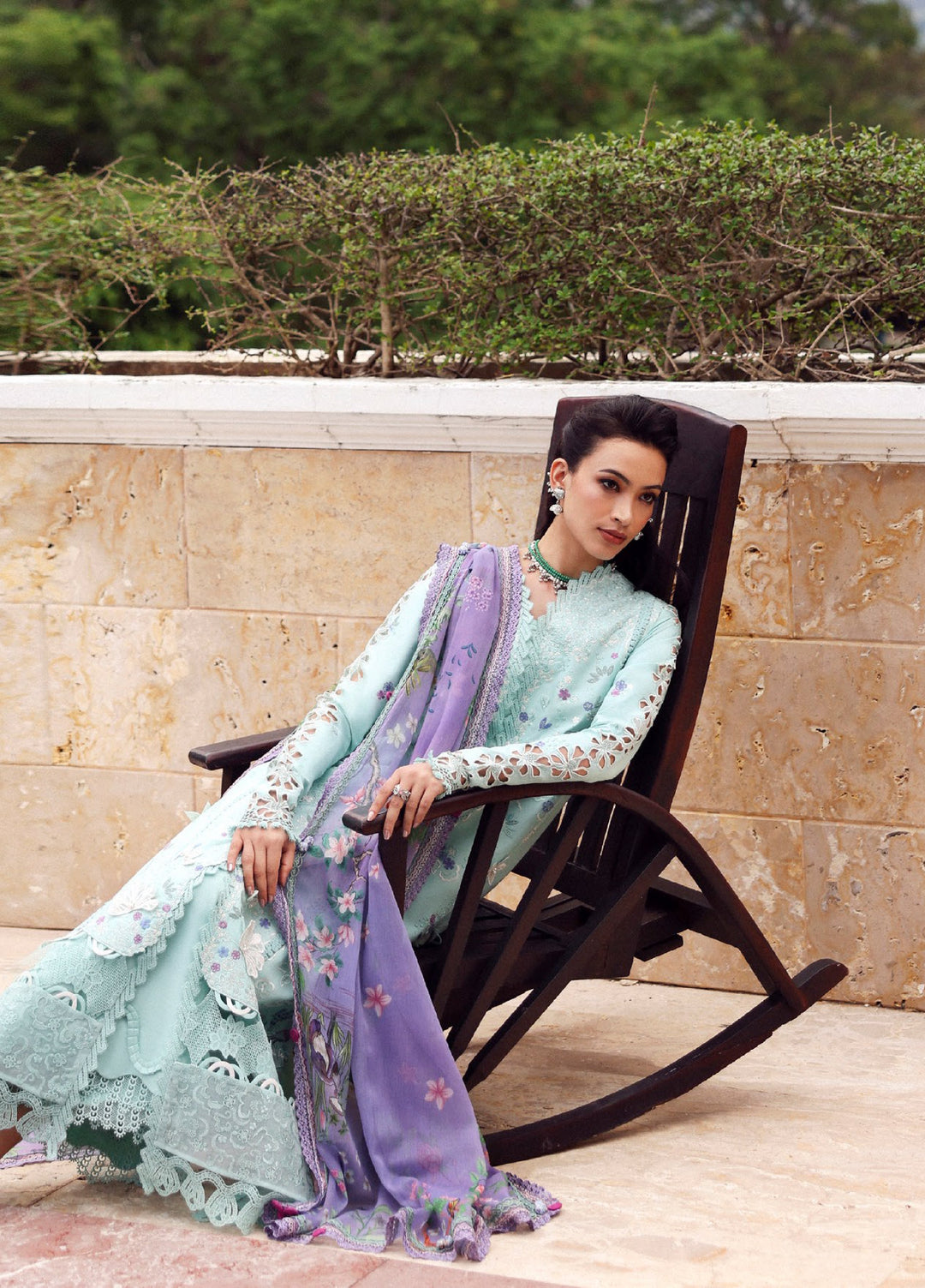 Lilas by Republic WomensWear Unstitched Embroidered Lawn 3 Piece Suit RW26ULL D-2B - Eid Collection