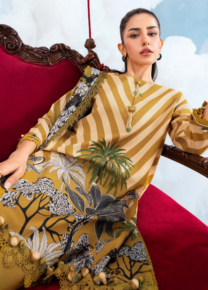 M Basics by Maria B Unstitched Embroidered Lawn 3 Piece Suit MB26SSEL MB-CUSV14-08A - Eid Collection