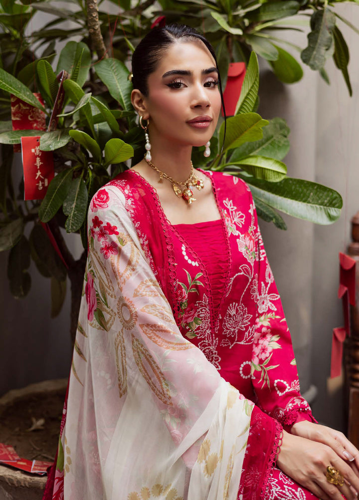 Signature Prints by Nureh Unstitched Printed Lawn 3 Piece Suit NU26USL SP-160 - Summer Collection