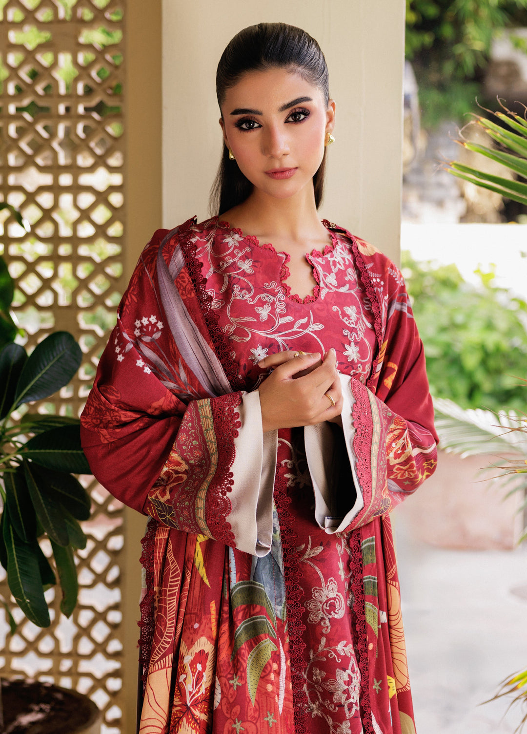 Zync by Florent Whispers Unstitched Embroidered Modal 3 Piece FL25WW FL-6B - Winter Collection