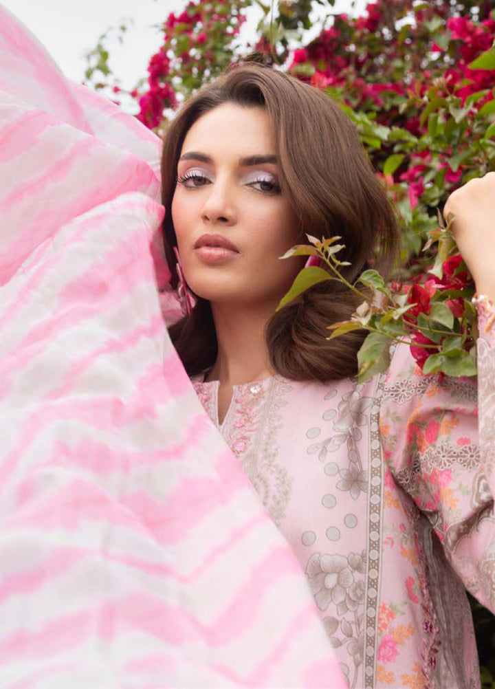 Rang e Bahar by Charizma Unstitched Embroidered Lawn 3 Piece Suit CHR26ULR CRB6-12 - Summer Collection