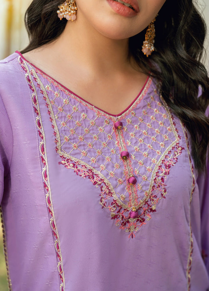 Omal by Komal Pret 3 Piece Dobby Suit Naaz- Festive Collection