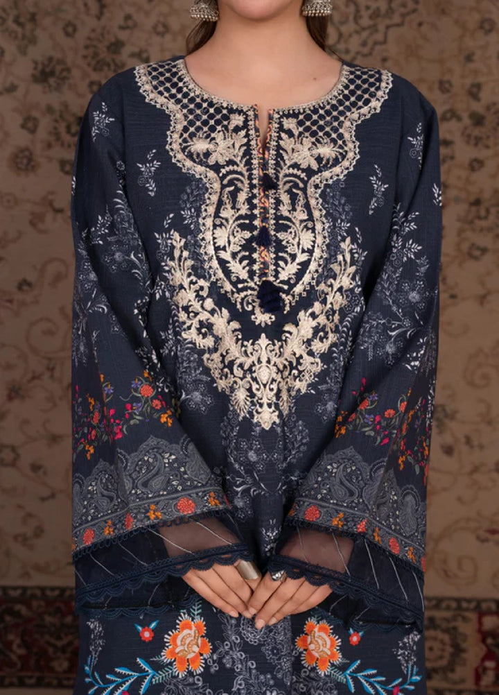 Jugnu by Chandan Nagri Women Pret Embroidered Khaddar 3 Piece Suit Parsa - Winter Collection