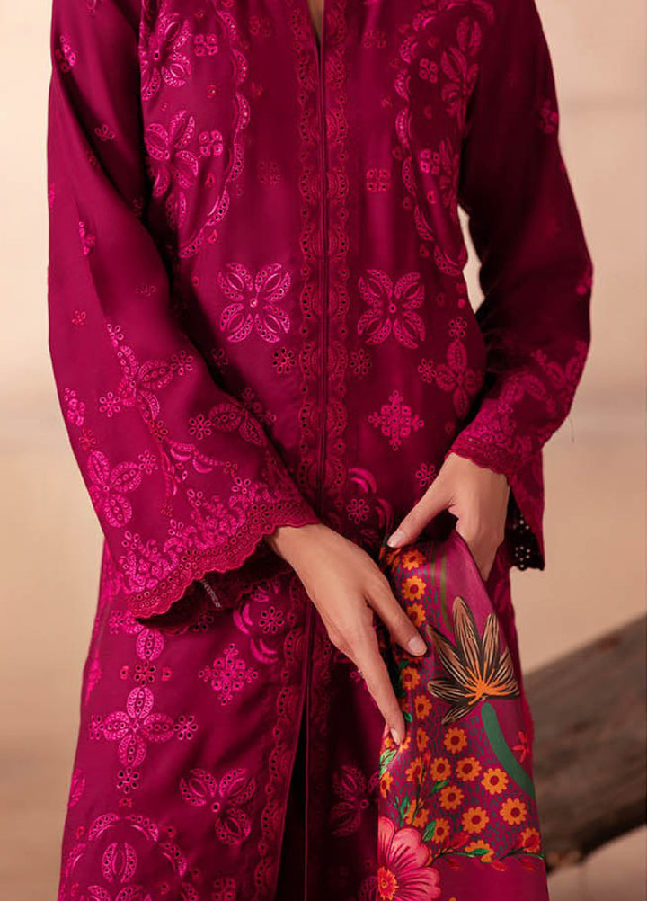 Sareen by Rajbari Unstitched Premium Viscose Chikankari 3 Piece RB25SC D-10 - Winter Collection