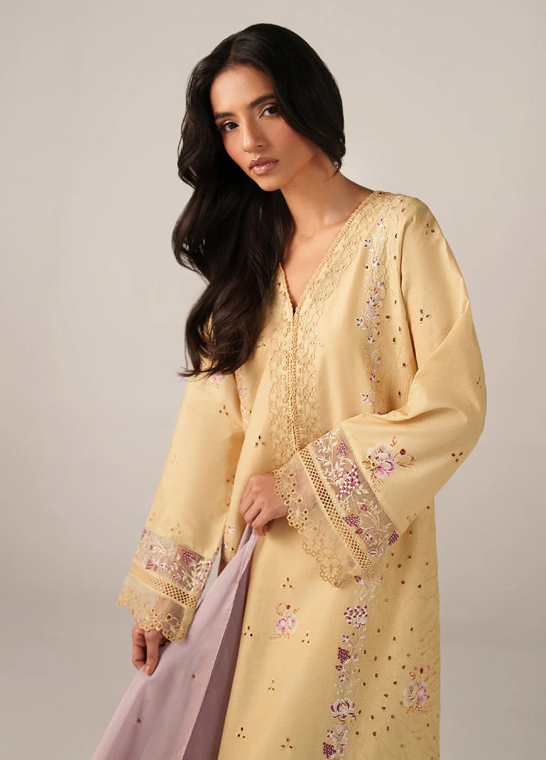Iznik Unstitched Embroidered Lawn 3 Piece Suit IZ26US SS-11 - Summer Collection