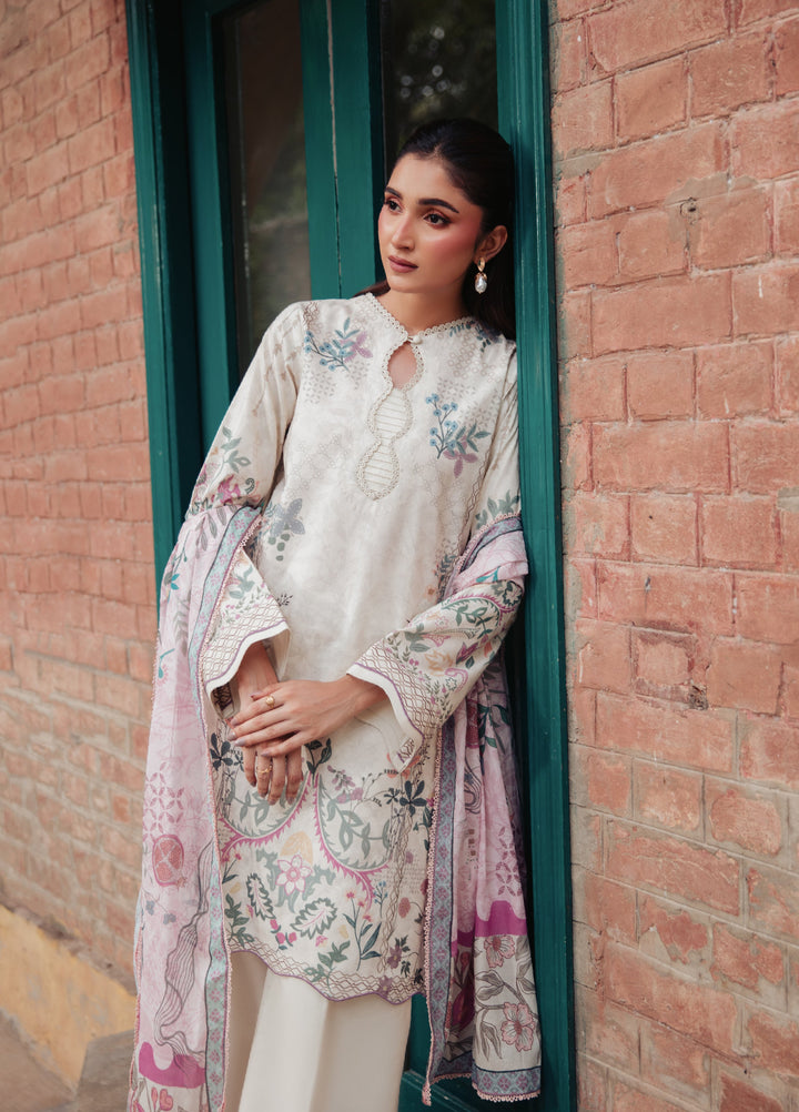 Zync by Florent Unstitched Printed Lawn 3 Piece Suit FL26ULE FZ-9 - Eid Collection