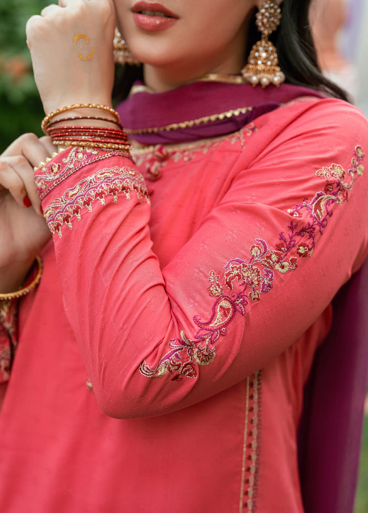 Omal by Komal Pret 3 Piece Dobby Suit Dilruba- Festive Collection