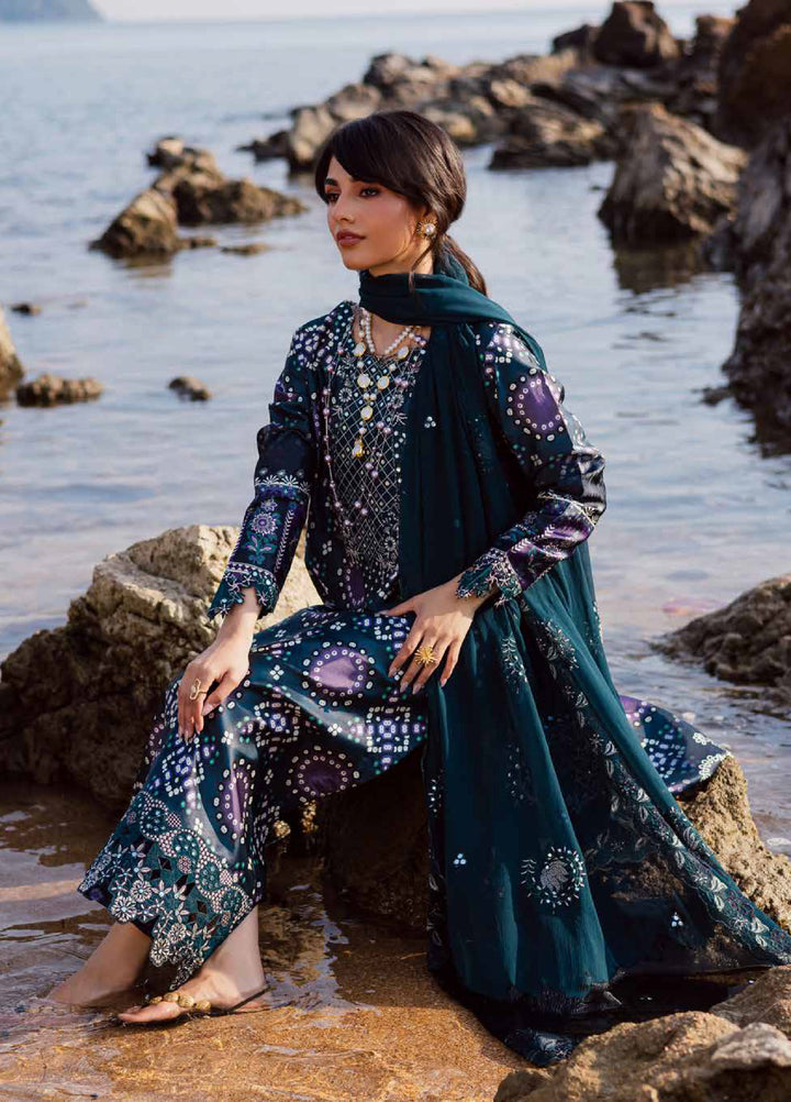 Nureh Unstitched Embroidered Silk 3 Piece Suit NU26US S-27 - Festive Collection