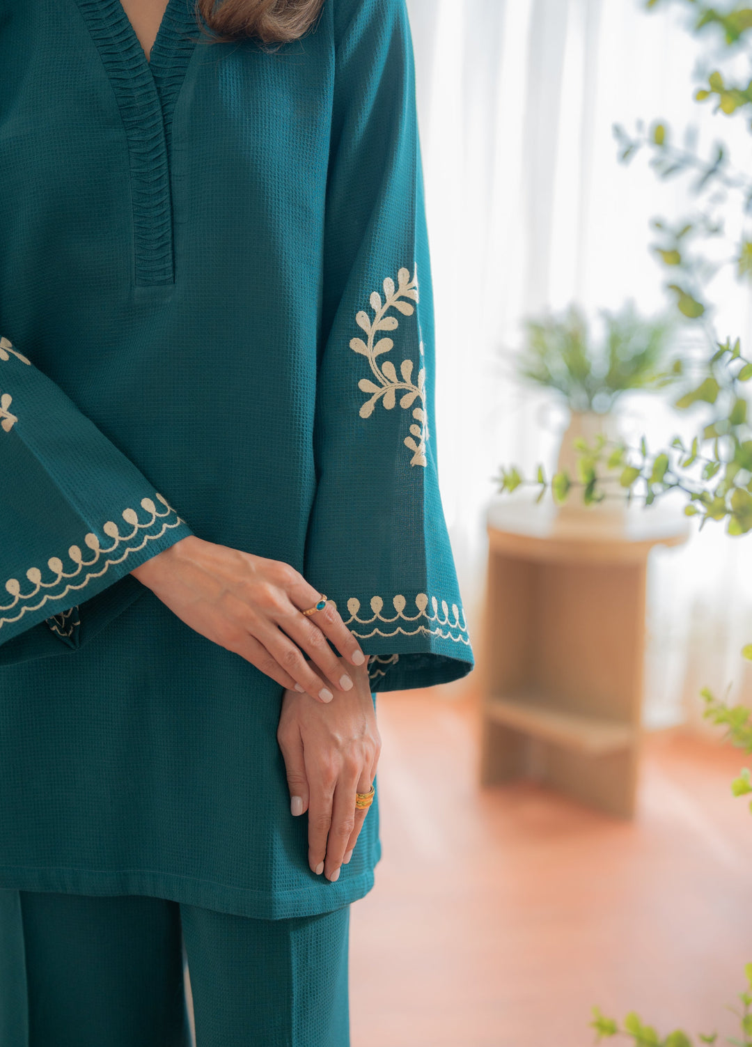 Pret Essentials by Sahar Pret Embroidered Dobby Jacquard 2 Piece SSED-ZH-V2-02 - Winter Collection